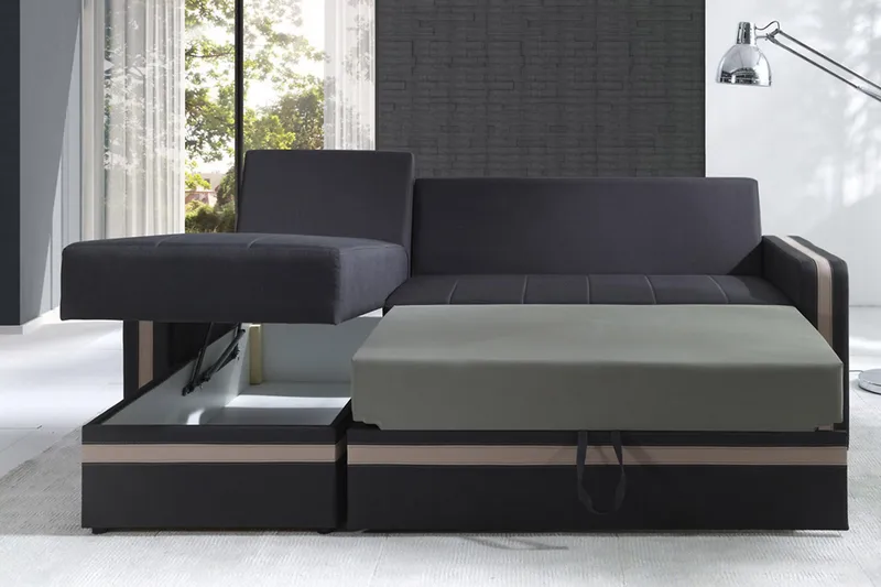 Euforia Sovesofa med diva 234x156x82 cm - Møbler - Sofaer - Sovesofaer