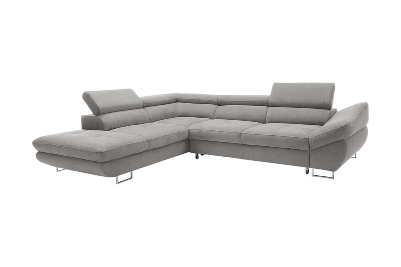 Fabio Sovesofa med diva 280x235x88 cm - Sovesofaer - Sovesofa chaiselong - Velour sofaer