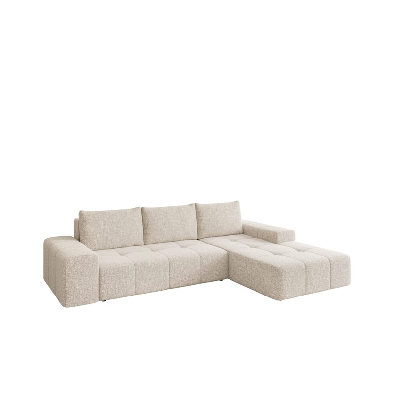 Falor 3-personers sovesofa med chaiselong, højrevendt, Lys beige