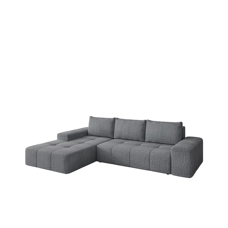 Falor 3-personers sovesofa med chaiselong, venstrevendt, grå