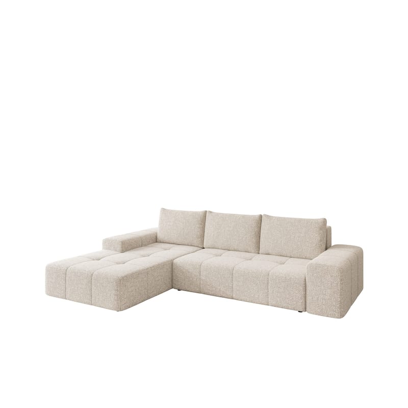 Falor 3-personers sovesofa med chaiselong, venstrevendt, Lys beige