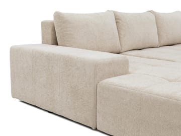 Falor 3-personers sovesofa med chaiselong, højrevendt - Knækket hvid - Møbler - Sofaer - Sovesofaer