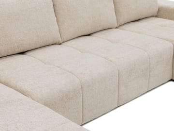 Falor 5-personers U-formet sovesofa - Knækket hvid - Møbler - Sofaer - Sovesofaer