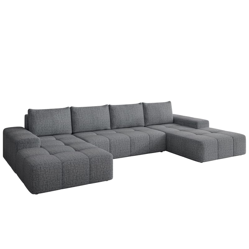Falor 5-personers U-formet sovesofa, grå
