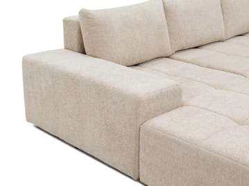 Falor 5-personers U-formet sovesofa - Knækket hvid - Møbler - Sofaer - Sovesofaer