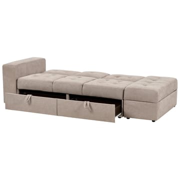 Falster 3-personers Sovesofa 90x150 cm med Opbevaring i Stof - Taupe - Møbler - Sofaer - Sovesofaer