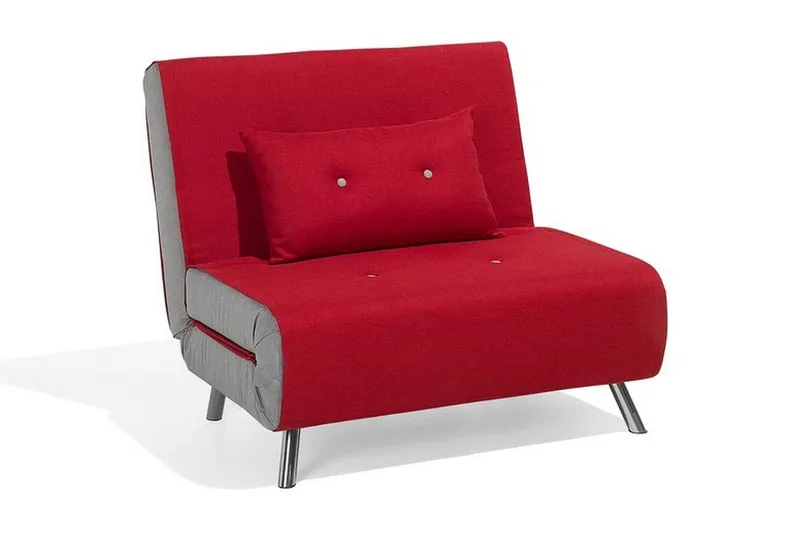 Farris sovesofa 100 cm, Rød