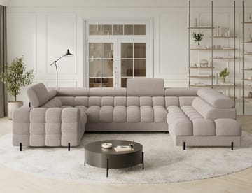Fectory 6-personers Bubblig hjørnesovesofa med chaiselong og opbevaring højre - Royal 18 - Møbler - Sofaer - Sovesofaer