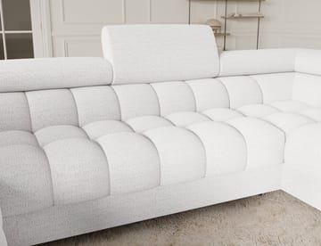 Fectory 6-personers Bubblig hjørnesovesofa med chaiselong og opbevaring højre - Royal 01 - Møbler - Sofaer - Sovesofaer