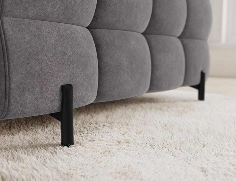 Fectory 6-personers Bubblig hjørnesovesofa med chaiselong og opbevaring venstre - Aura 04 - Møbler - Sofaer - Sovesofaer