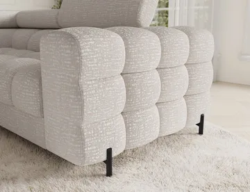 Fectory 6-personers Bubblig hjørnesovesofa med chaiselong og opbevaring venstre - Baffix 20 - Møbler - Sofaer - Sovesofaer
