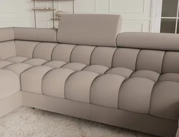 Fectory 6-personers Bubblig hjørnesovesofa med chaiselong og opbevaring venstre - Sola 18 - Møbler - Sofaer - Sovesofaer