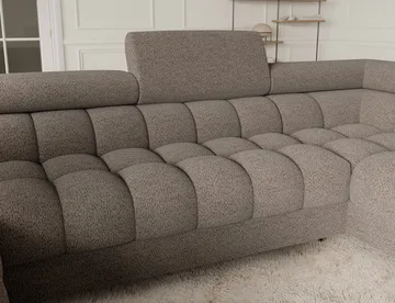 Fectory 6-personers Bubblig hjørnesovesofa med chaiselong og opbevaring højre - Royal 20 - Møbler - Sofaer - Sovesofaer