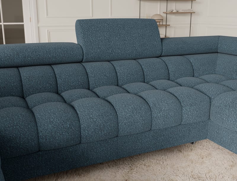 Fectory 6-personers Bubblig hjørnesovesofa med chaiselong og opbevaring højre - Jaffray 40 - Møbler - Sofaer - Sovesofaer