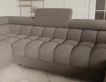 Fectory 6-personers Bubblig hjørnesovesofa med chaiselong og opbevaring venstre - Royal 20 - Møbler - Sofaer - Sovesofaer