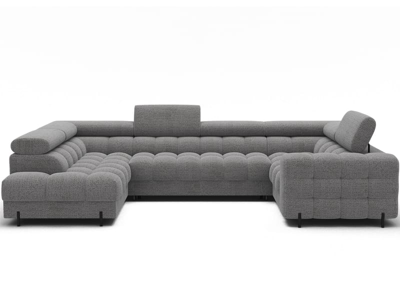Fectory 6-personers Bubblig hjørnesovesofa med chaiselong og opbevaring venstre - Royal 03 - Møbler - Sofaer - Sovesofaer