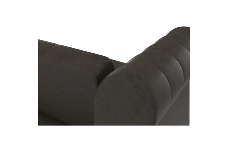 Sovesofa Felix 236x87x83 cm, Antracit, Mikrofiber/Træ/Metal - 236x87x83 cm, Antracit, Mikrofiber/Træ/Metal - Møbler - Sofaer - Sovesofaer