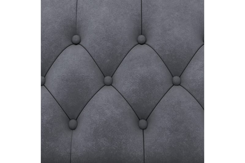 Sovesofa Felix 236x87x83 cm, Antracit, Velour - 236x87x83 cm, Antracit, Velour - Møbler - Sofaer - Sovesofaer