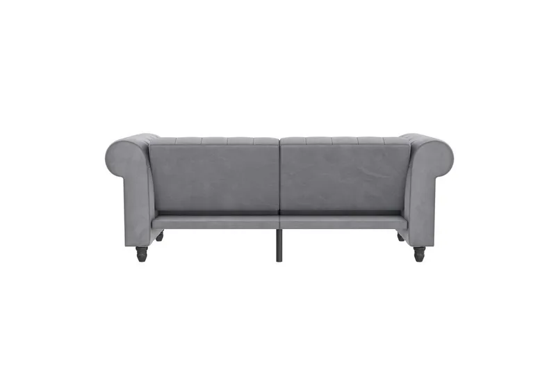 Sovesofa Felix 236x87x83 cm, Lys Grå, Velour - 236x87x83 cm, Lys Grå, Velour - Møbler - Sofaer - Sovesofaer