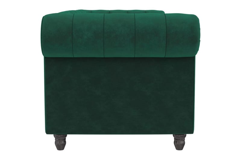 Sovesofa Felix 236x87x83 cm, Mørkegrøn, Velour - 236x87x83 cm, Mørkegrøn, Velour - Møbler - Sofaer - Sovesofaer