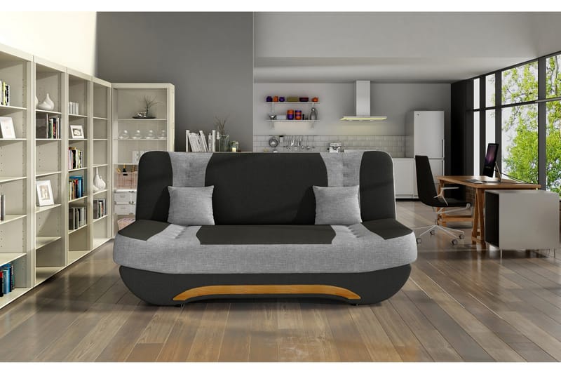 Fenga sovesofa - Sort / grå - Møbler - Sofaer - Sovesofaer