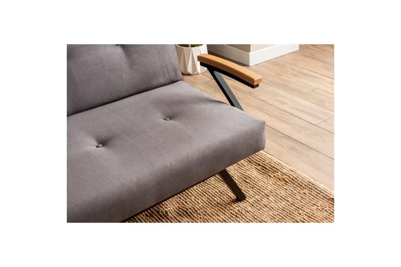 Fennor Sovesofa 3-sits - Grå - Møbler - Sofaer - Sovesofaer