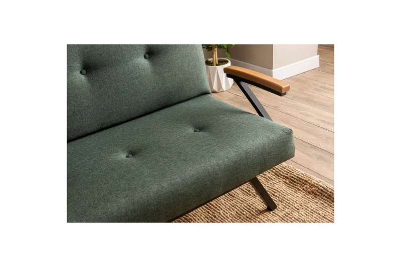 Fennor Sovesofa 3-sits - Grøn - Møbler - Sofaer - Sovesofaer