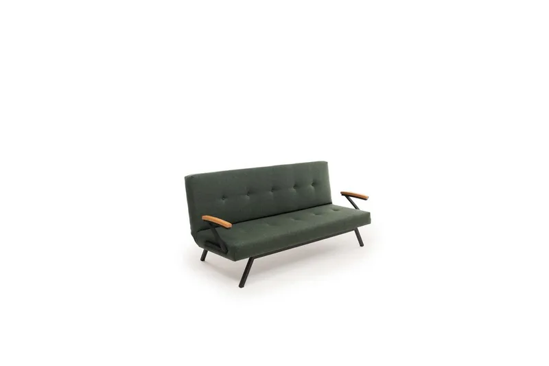 Fennor Sovesofa 3-sits - Grøn - Møbler - Sofaer - Sovesofaer