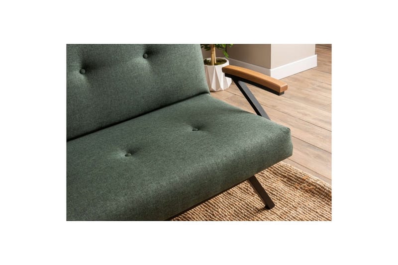 Fennor Sovesofa 3-sits - Grøn - Møbler - Sofaer - Sovesofaer