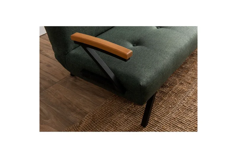 Fennor Sovesofa 3-sits - Grøn - Møbler - Sofaer - Sovesofaer