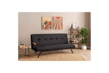 Fennor Sovesofa 3-sits - Sort - Møbler - Sofaer - Sovesofaer