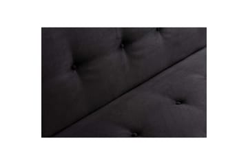 Fennor Sovesofa 3-sits - Sort - Møbler - Sofaer - Sovesofaer