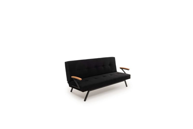Fennor Sovesofa 3-sits - Sort - Møbler - Sofaer - Sovesofaer
