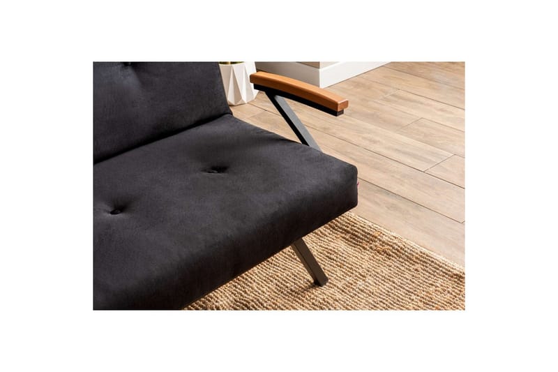 Fennor Sovesofa 3-sits - Sort - Møbler - Sofaer - Sovesofaer