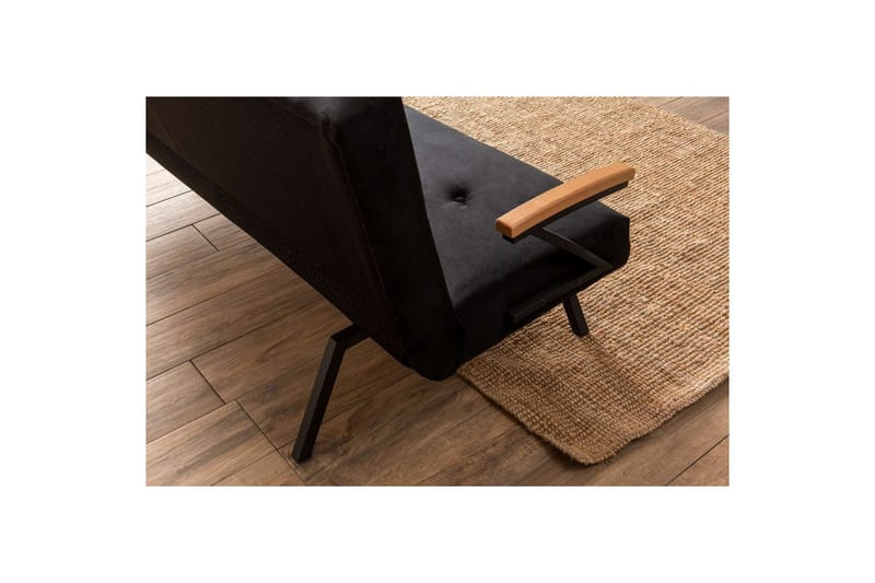 Fennor Sovesofa 3-sits - Sort - Møbler - Sofaer - Sovesofaer