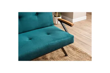 Fennor Sovesofa 3-sits - Petrol Grøn - Møbler - Sofaer - Sovesofaer
