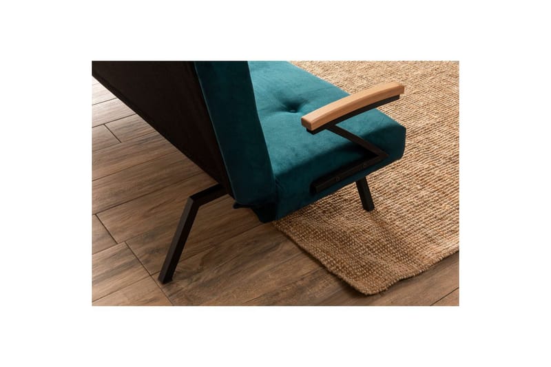 Fennor Sovesofa 3-sits - Petrol Grøn - Møbler - Sofaer - Sovesofaer