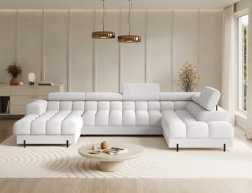 Feraria 6-personers boblende sovesofa med divan og chaiselong, opbevaring, højre - Royal 01 - Møbler - Sofaer - Sovesofaer