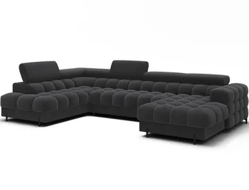 Feraria 6-personers Bubblig sovesofa med divan og chaiselong, opbevaring venstre - Royal 05 - Møbler - Sofaer - Sovesofaer