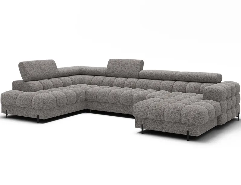 Feraria 6-personers Bubblig sovesofa med divan og chaiselong, opbevaring venstre, Pellerito 20