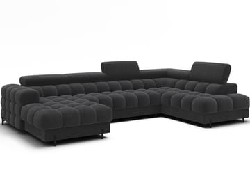 Feraria 6-personers boblende sovesofa med divan og chaiselong, opbevaring, højre - Royal 05 - Møbler - Sofaer - Sovesofaer