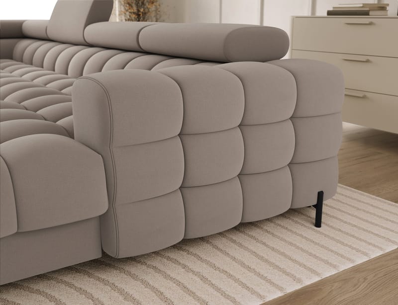 Feraria 6-personers Bubblig sovesofa med divan og chaiselong, opbevaring venstre - Sola 18 - Møbler - Sofaer - Sovesofaer