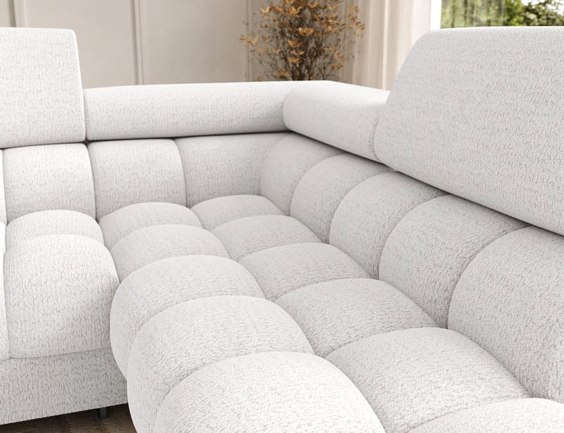 Feraria 6-personers boblende sovesofa med divan og chaiselong, opbevaring, højre - Royal 01 - Møbler - Sofaer - Sovesofaer