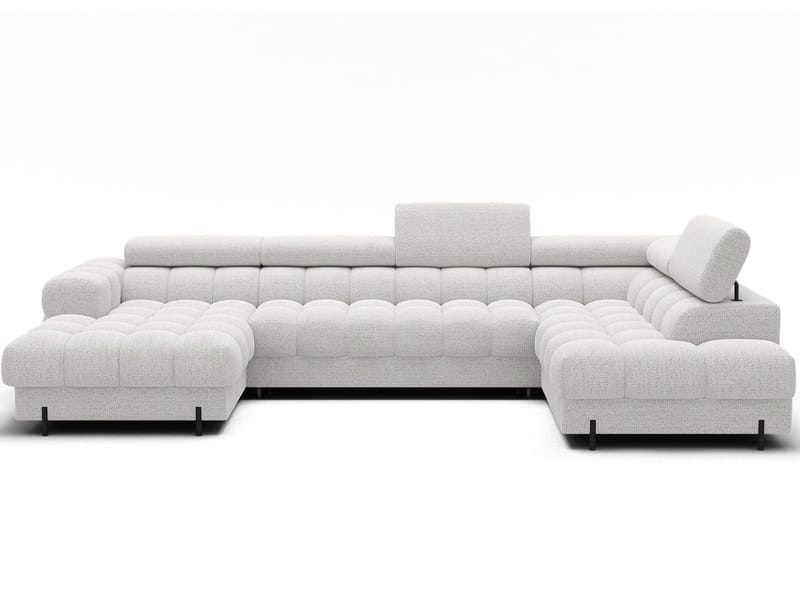 Feraria 6-personers boblende sovesofa med divan og chaiselong, opbevaring, højre - Royal 01 - Møbler - Sofaer - Sovesofaer