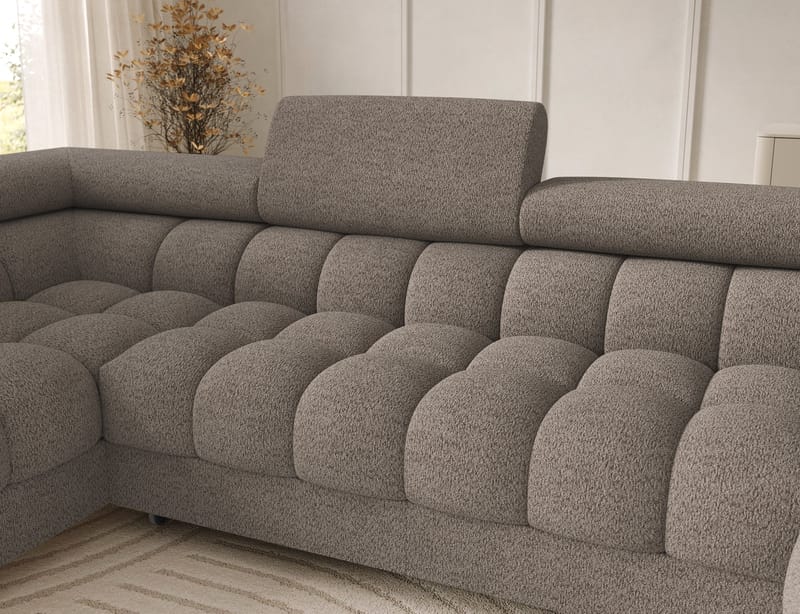 Feraria 6-personers Bubblig sovesofa med divan og chaiselong, opbevaring venstre - Royal 20 - Møbler - Sofaer - Sovesofaer