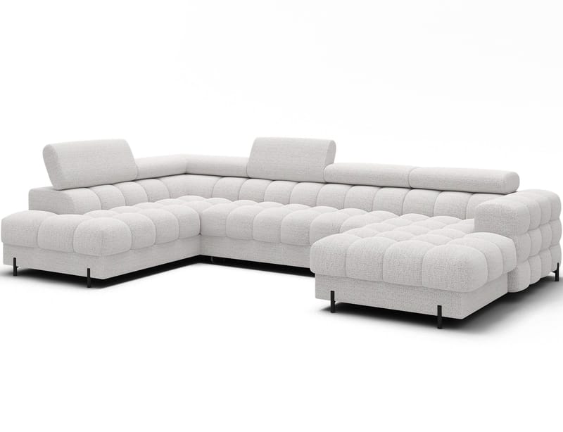 Feraria 6-personers Bubblig sovesofa med divan og chaiselong, opbevaring venstre, Royal 01