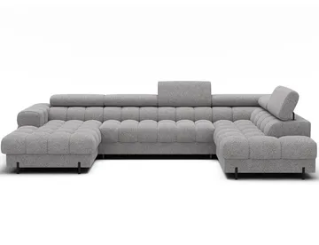 Feraria 6-personers boblende sovesofa med divan og chaiselong, opbevaring, højre - Pellerito 03 - Møbler - Sofaer - Sovesofaer