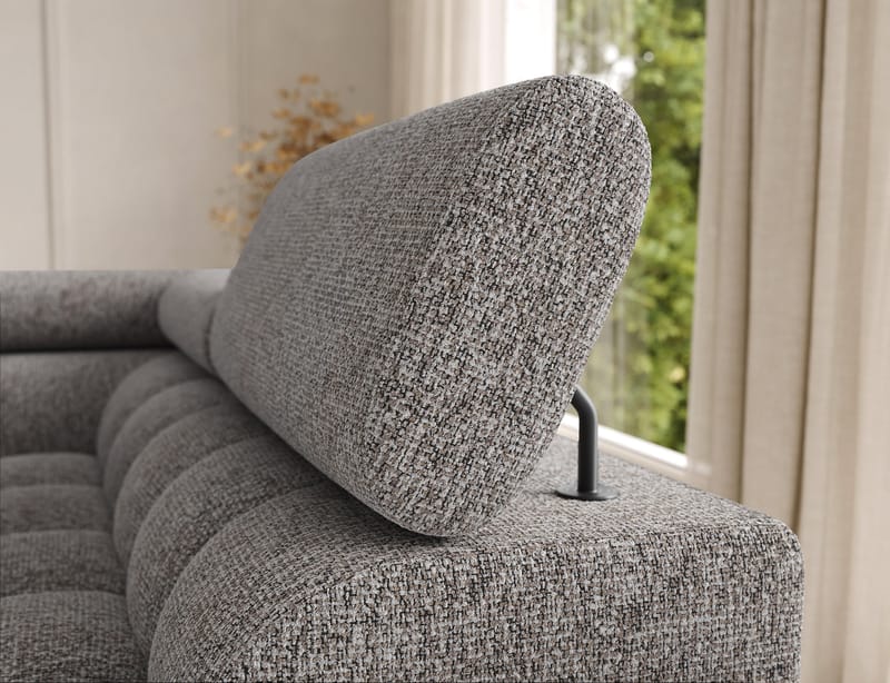 Feraria 6-personers boblende sovesofa med divan og chaiselong, opbevaring, højre - Pellerito 20 - Møbler - Sofaer - Sovesofaer