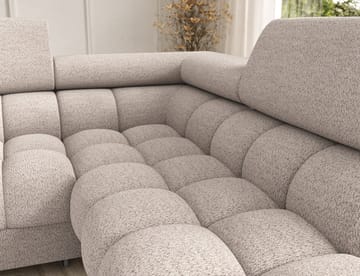 Feraria 6-personers boblende sovesofa med divan og chaiselong, opbevaring, højre - Royal 18 - Møbler - Sofaer - Sovesofaer