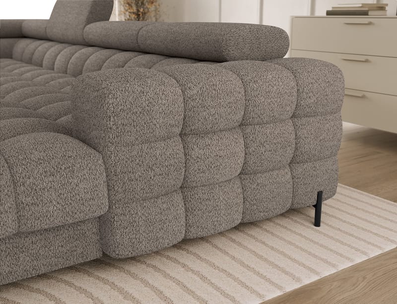 Feraria 6-personers Bubblig sovesofa med divan og chaiselong, opbevaring venstre - Royal 20 - Møbler - Sofaer - Sovesofaer